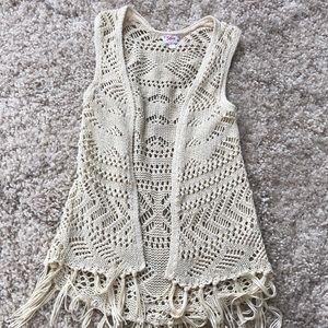 Girls sweater duster